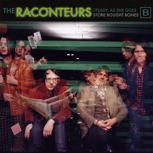 The Raconteurs : Steady, As She Goes / Store Bought Bones (7", Single, B)