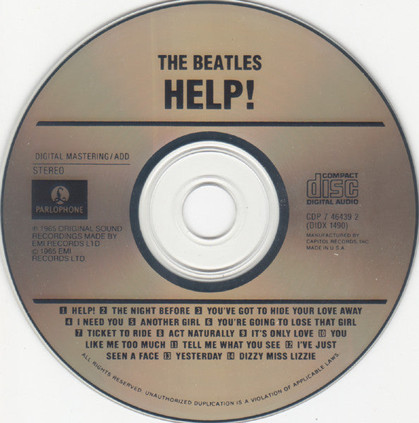 The Beatles : Help! (CD, Album, RE, JVC)