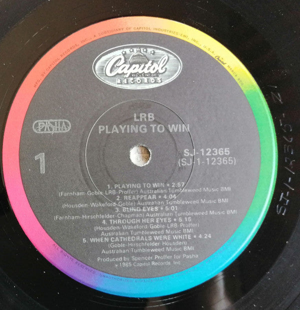LRB* : Playing To Win (LP, Album)