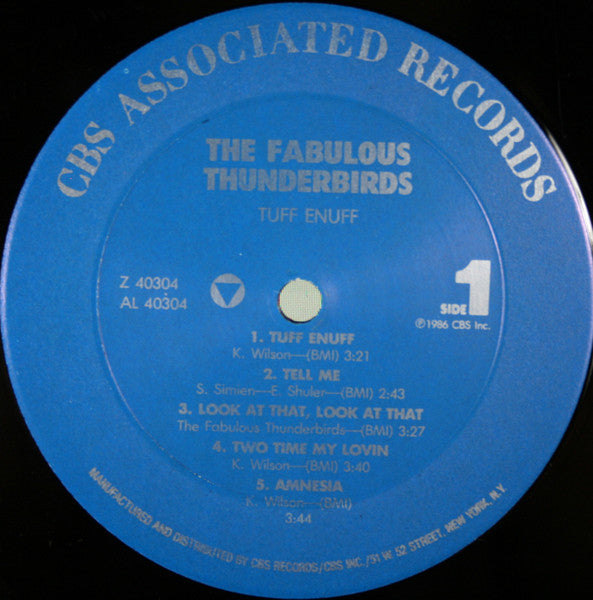 The Fabulous Thunderbirds : Tuff Enuff (LP, Album, Pit)