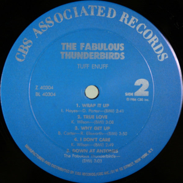 The Fabulous Thunderbirds : Tuff Enuff (LP, Album, Pit)