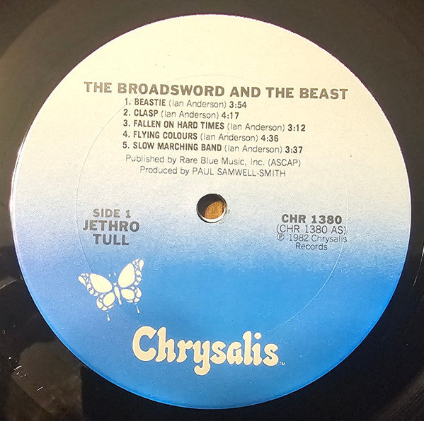 Jethro Tull : The Broadsword And The Beast (LP, Album, Club, CRC)