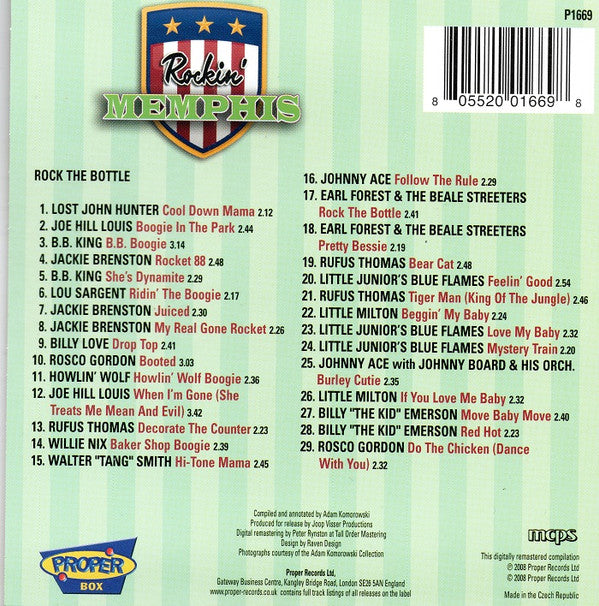 Various : Rockin' Memphis (4xCD, Comp, RM)