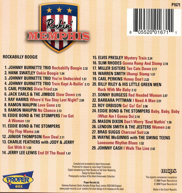 Various : Rockin' Memphis (4xCD, Comp, RM)