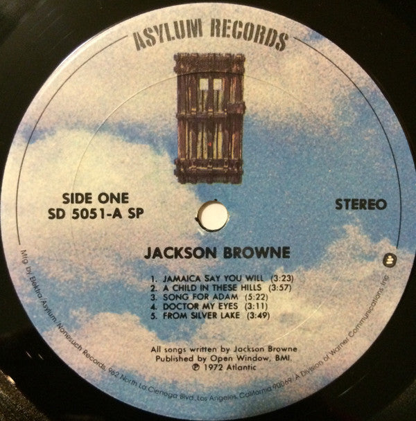 Jackson Browne : Jackson Browne (LP, Album, Club, RE, Col)
