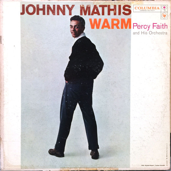 Johnny Mathis With Percy Faith And His Orchestra* : Warm (LP, Album, Mono)