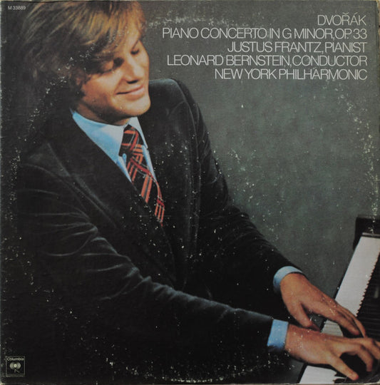 Dvořák*, Justus Frantz, Leonard Bernstein, New York Philharmonic : Piano Concerto In G Minor, Op. 33 (LP, Album)