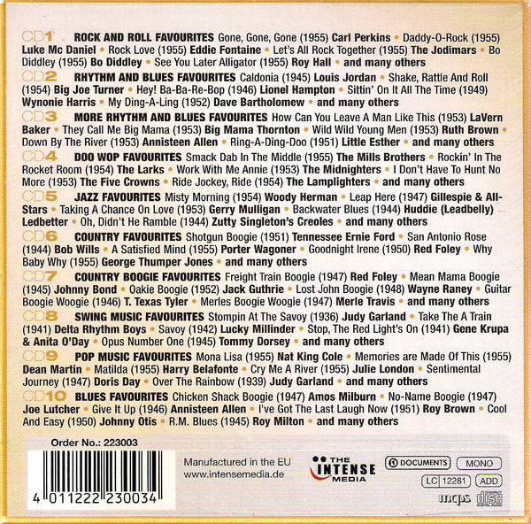 Various : Oldies But Goldies (10xCD, Comp, Mono + Box)