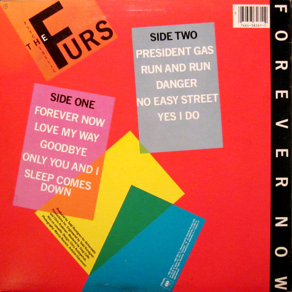 The Psychedelic Furs : Forever Now (LP, Album, Pit)