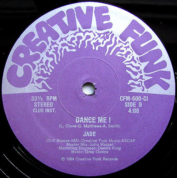 Jade (20) : Dance Me! (12", Single)