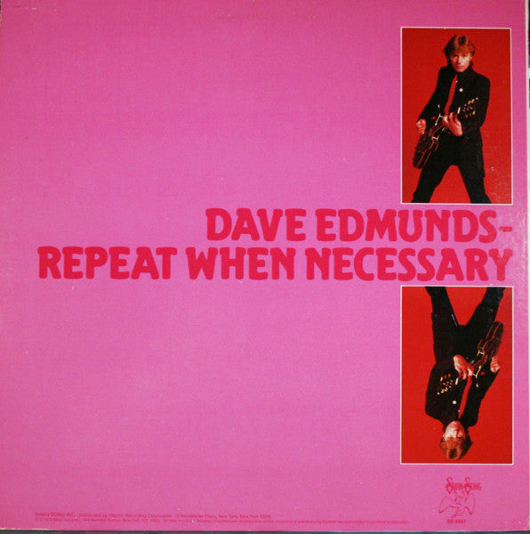 Dave Edmunds : Repeat When Necessary (LP, Album, RI )