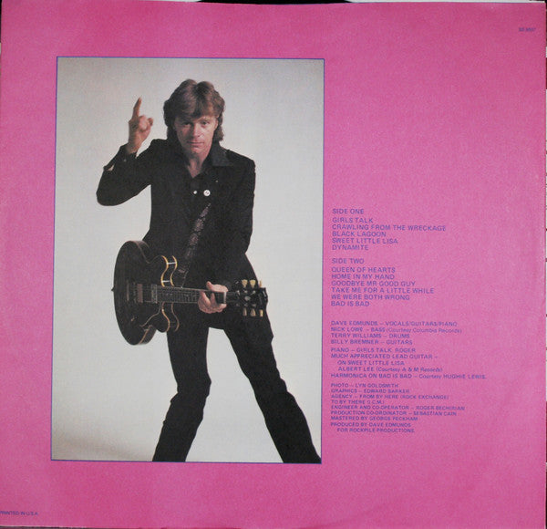 Dave Edmunds : Repeat When Necessary (LP, Album, RI )