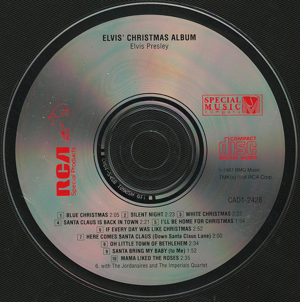 Elvis Presley : Elvis' Christmas Album (CD, Album, RE, RM)