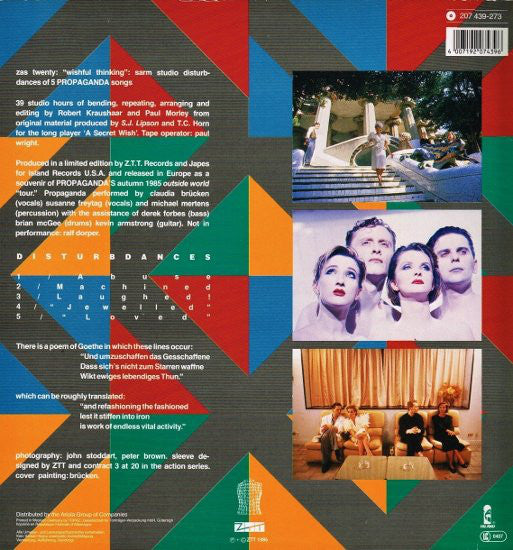 Propaganda : Wishful Thinking (LP, Album, Ltd, DMM)