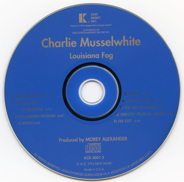 Charlie Musselwhite : Louisiana Fog (CD, Album, RE)