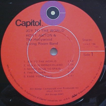 Hoyt Axton : Joy To The World (LP, Album, Gat)