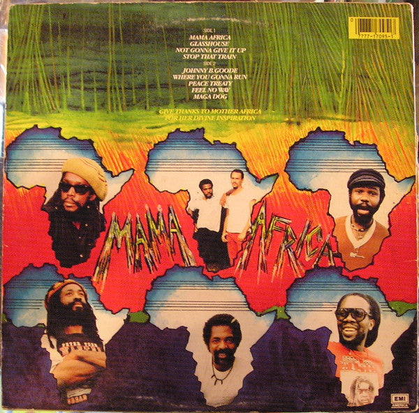 Peter Tosh : Mama Africa (LP, Album, Jac)