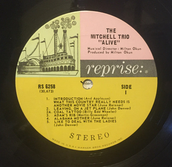 The Mitchell Trio : Alive (LP)