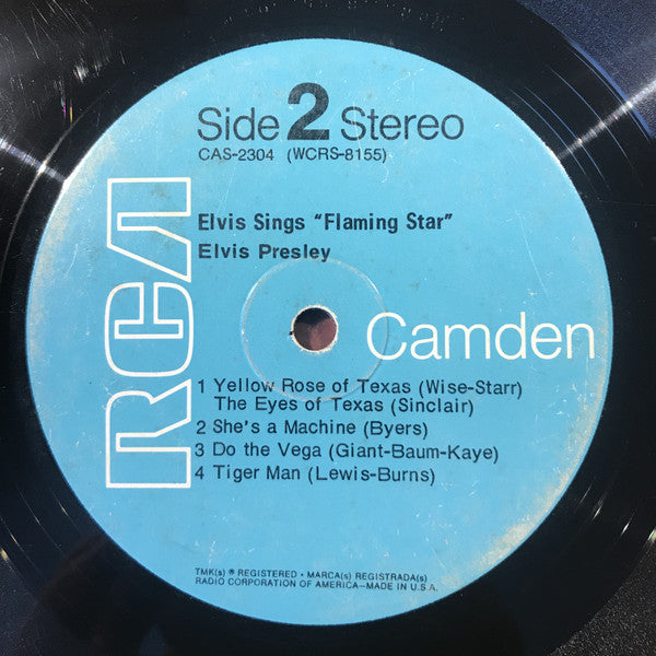 Elvis Presley : Elvis Sings Flaming Star (LP, Album, Ind)