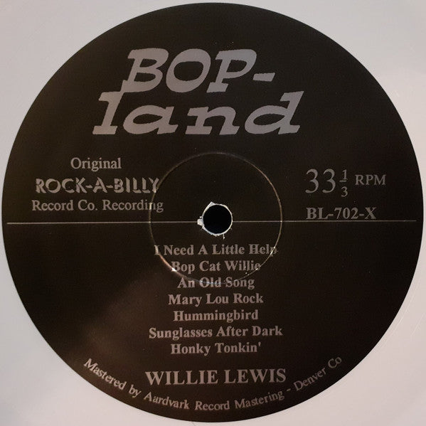 Willie Lewis (5) : The Early, Rare & Wild Side (LP, whi)