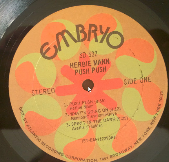 Herbie Mann : Push Push (LP, Album, RI,)