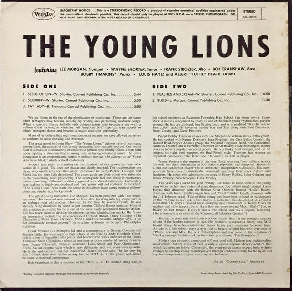 The Young Lions (7) : The Young Lions (LP, Album)