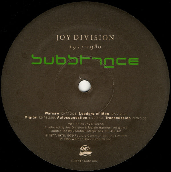 Joy Division : Substance (LP, Comp, Spe)