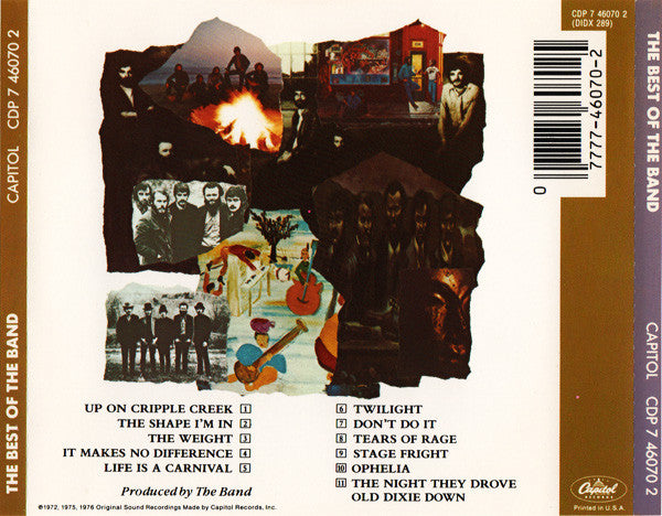 The Band : The Best Of The Band (CD, Comp)