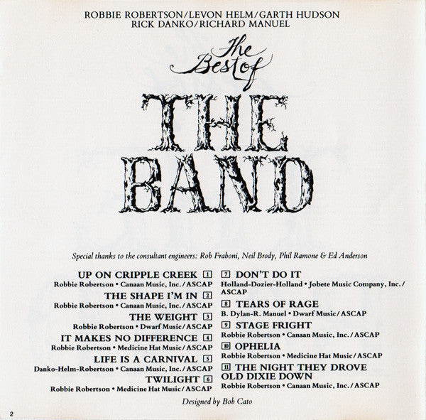 The Band : The Best Of The Band (CD, Comp)