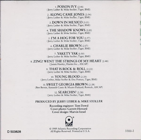 The Coasters : The Coasters' Greatest Hits (CD, Comp, Club, BMG)