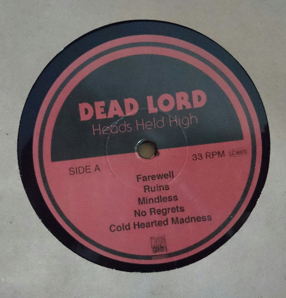 Dead Lord : Heads Held High (LP, Album, 180)