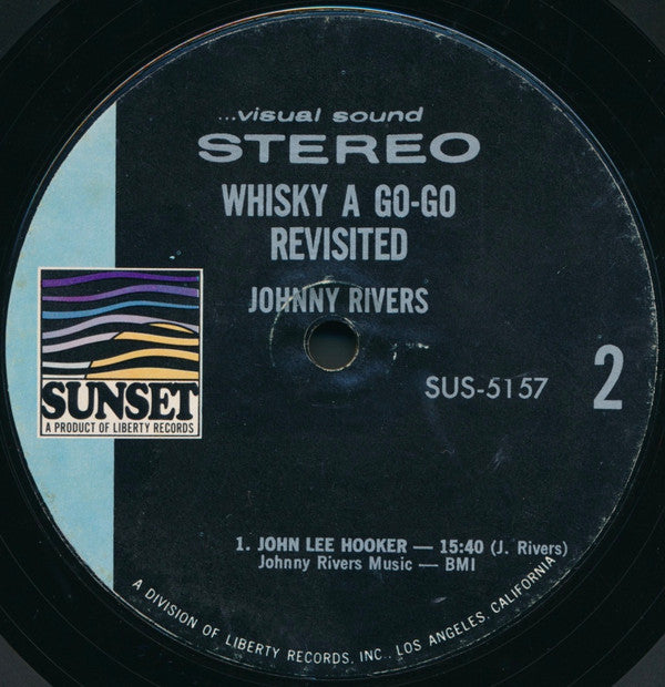 Johnny Rivers : Whisky À Go-Go Revisited (LP, Album, Styrene, She)