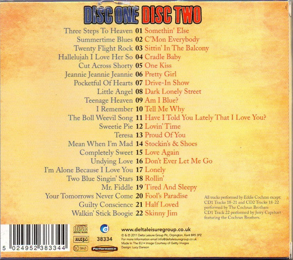 Eddie Cochran : Three Steps To Heaven (The Best Of Eddie Cochran) (2xCD, Comp)