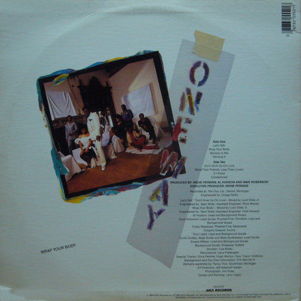 One Way : Wrap Your Body (LP, Album, Pin)