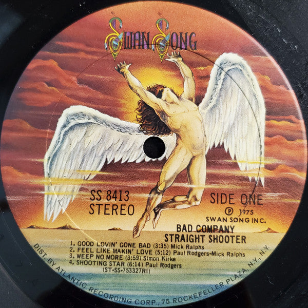 Bad Company (3) : Straight Shooter (LP, Album, PRC)