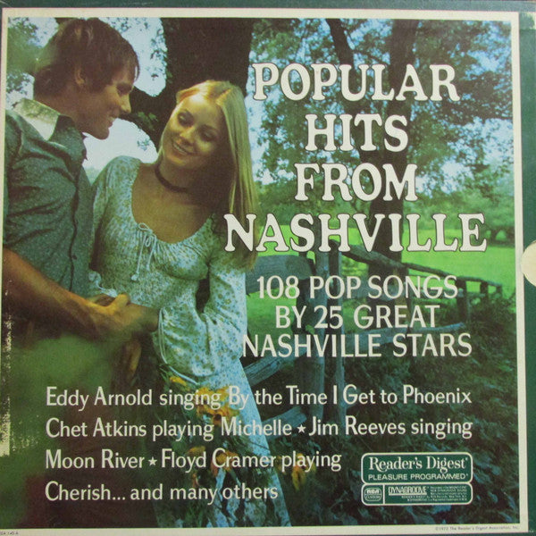 Various : Popular Hits From Nashville. 108 Pop Songs By 25 Great Nashville Stars (9xLP, Album, Comp + Box)