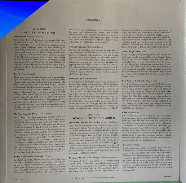 Various : Popular Hits From Nashville. 108 Pop Songs By 25 Great Nashville Stars (9xLP, Album, Comp + Box)