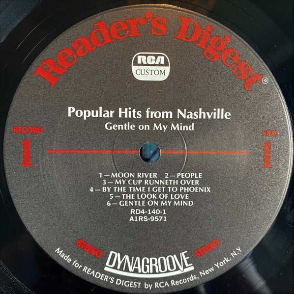 Various : Popular Hits From Nashville. 108 Pop Songs By 25 Great Nashville Stars (9xLP, Album, Comp + Box)