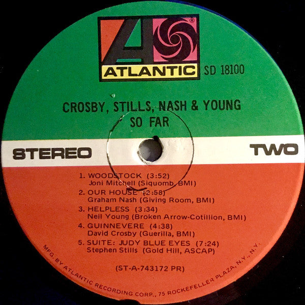 Crosby, Stills, Nash & Young : So Far (LP, Comp)
