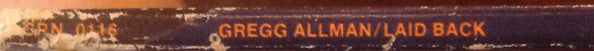 Gregg Allman : Laid Back (LP, Album, RE, Gat)