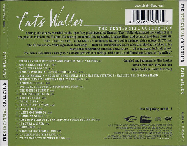 Fats Waller : The Centennial Collection (CD, Comp, RM + DVD-V)
