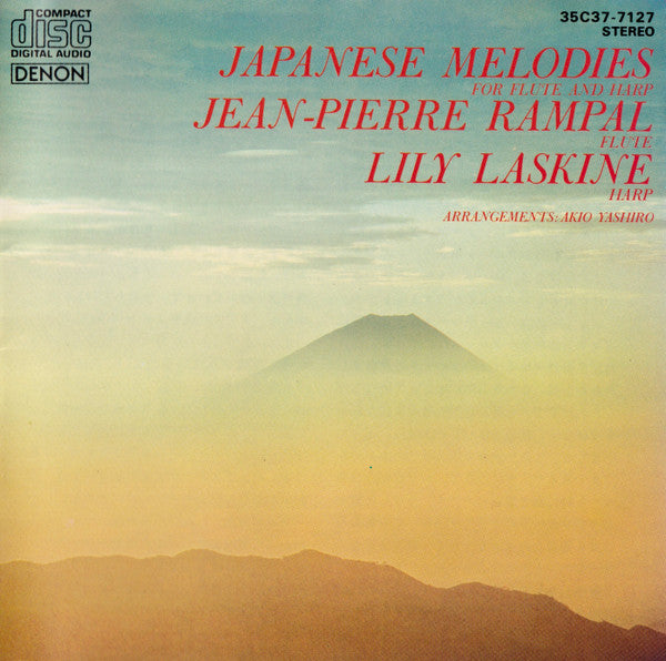 Jean-Pierre Rampal And Lily Laskine : Japanese Melodies For Flute And Harp (CD, Album, RE)