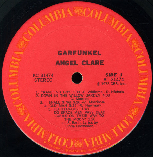 Garfunkel* : Angel Clare (LP, Album, Ter)