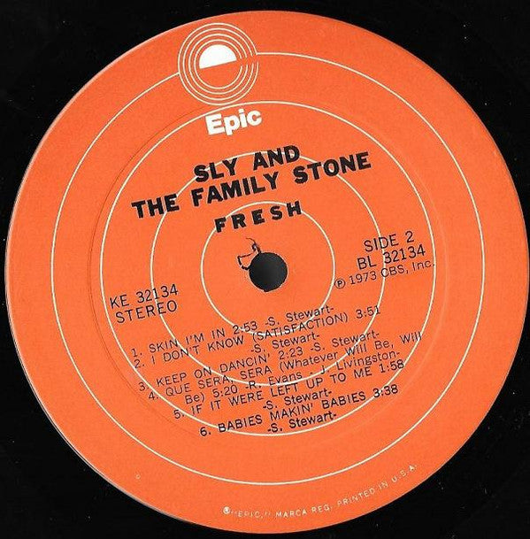 Sly And The Family Stone* : Fresh (LP, Album, Ter)