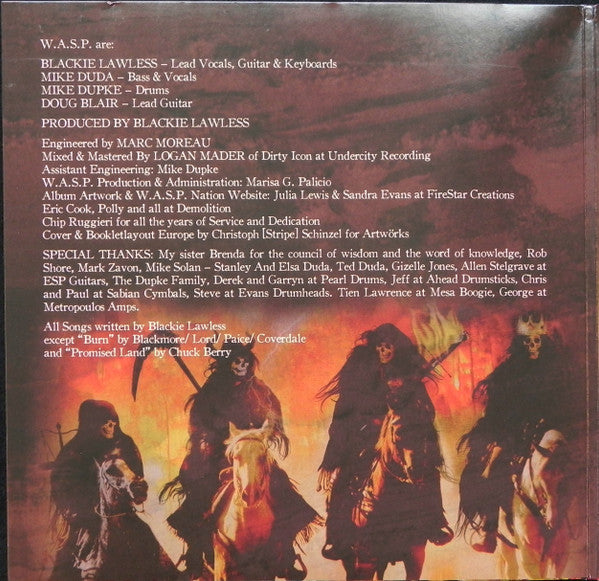 W.A.S.P. : Babylon (LP, Album, Ltd, RE, Red)