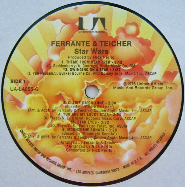 Ferrante & Teicher : Star Wars (LP, Album)