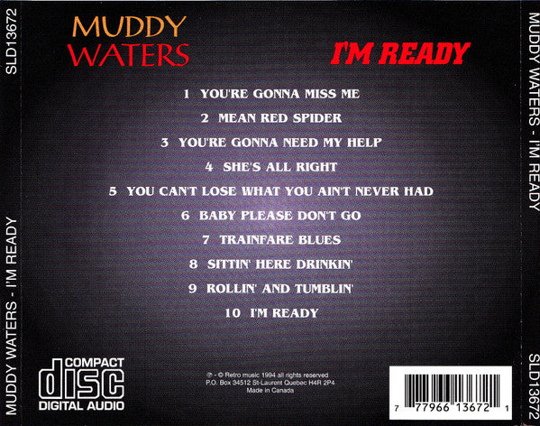 Muddy Waters : I'm Ready (CD, Album, Comp)