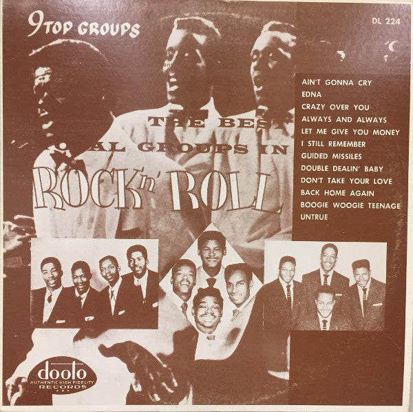 Various : The Best Vocal Groups In Rock 'N' Roll (LP, Comp, Mono, RE)