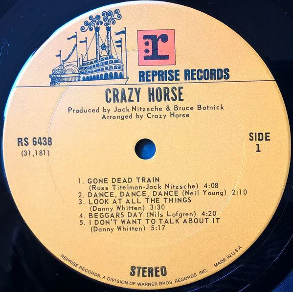 Crazy Horse : Crazy Horse (LP, Album, Ter)