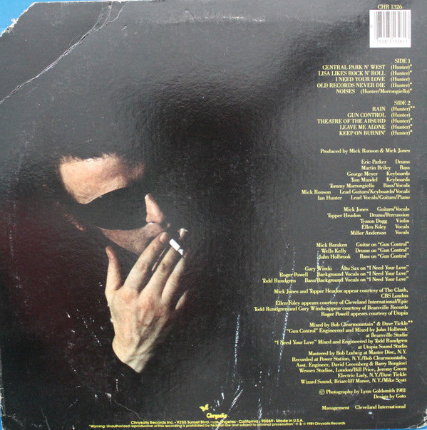 Ian Hunter : Short Back N' Sides (LP, Album, Ter)